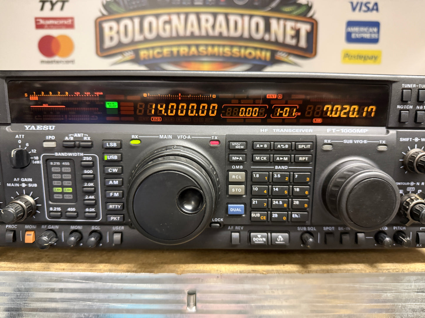 Yaesu FT 1000 MP collins 12volt perfetta Garanzia 12 Mesi