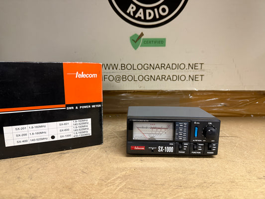 A1 - SX-1000 WATTMETRO/ROSMETRO 1.8-160 MHZ / 420-1300MHZ (5W/20W/200W/400W)