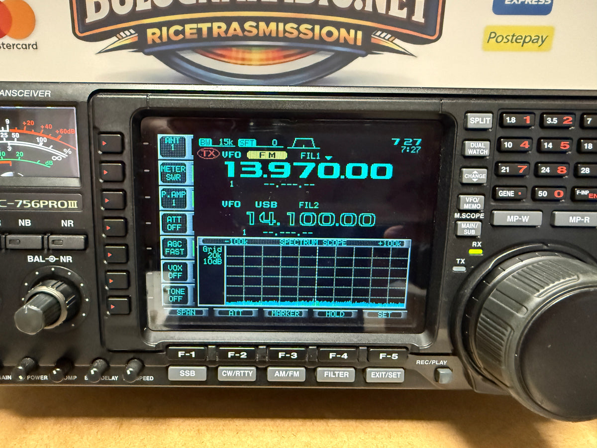 A-1 Icom 756 pro 3 perfetta imballo garanzia 12 mesi