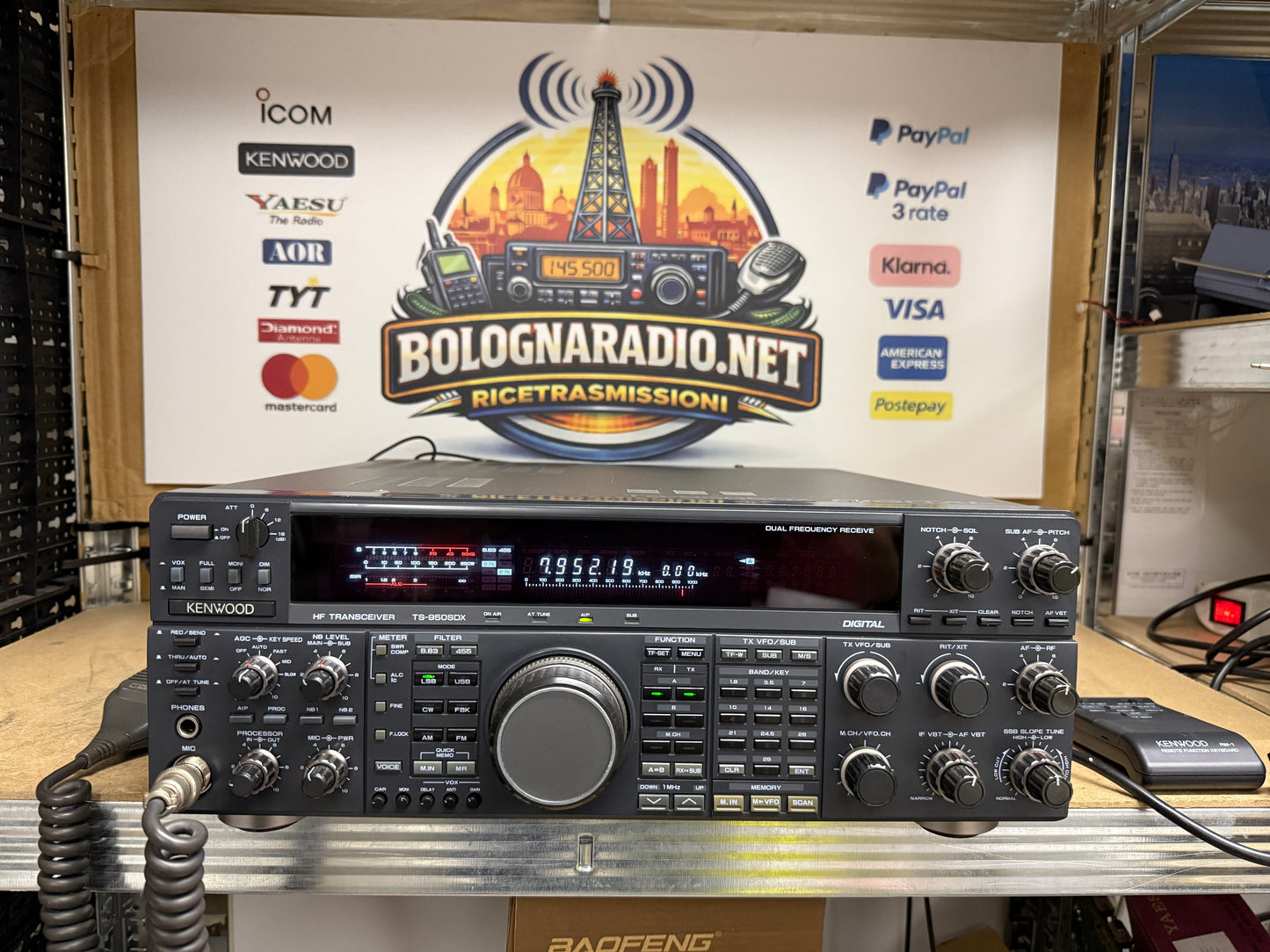 Kenwood TS 950SDX + DRU2 doppio imballo pari al nuovo garanzia 12 Mesi