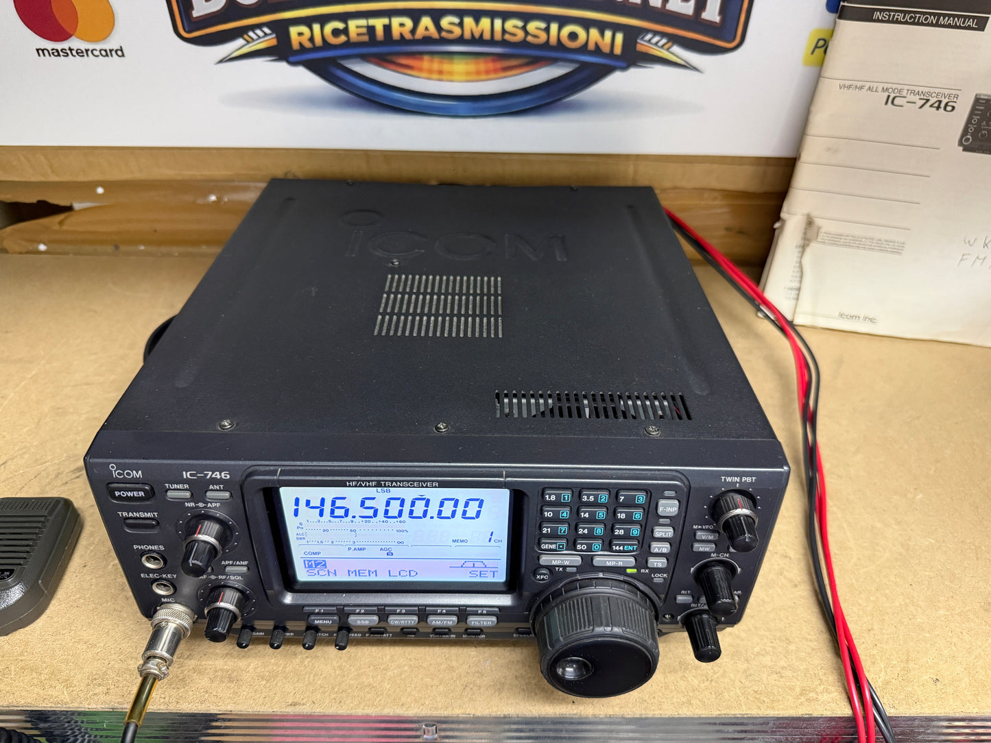 Icom ic 746 perfetto Full Set Garanzia 12 Mesi