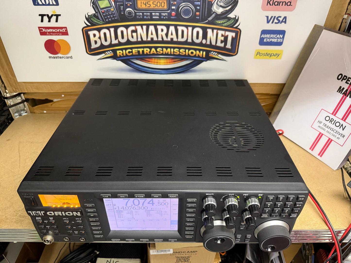 A-1 Ten-tec orion ATU + filtri 100 Watt pari al nuovo imballo originale Garanzia 12 Mesi
