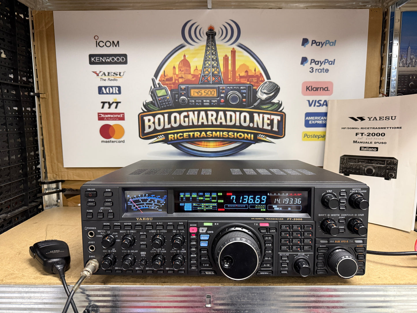 A-1 Yaesu FT 2000 pari al nuovo 100 watt full set Garanzia 6 Mesi