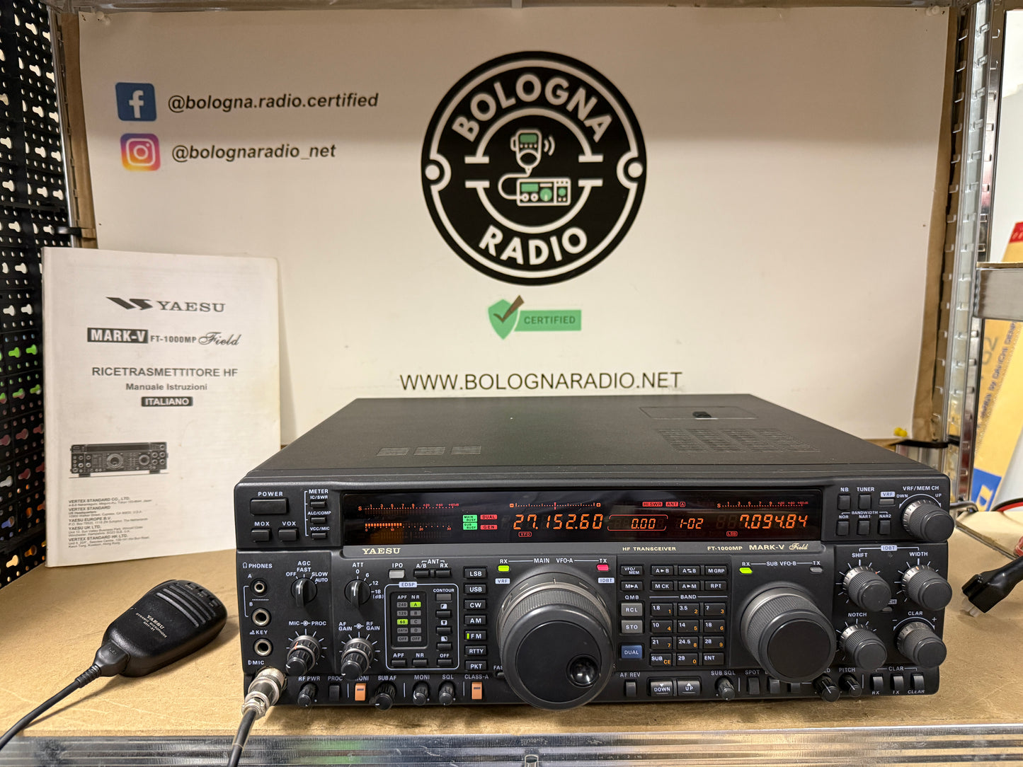 Yaesu FT 1000 MP mark V field collins + imballo garanzia 12 mesi