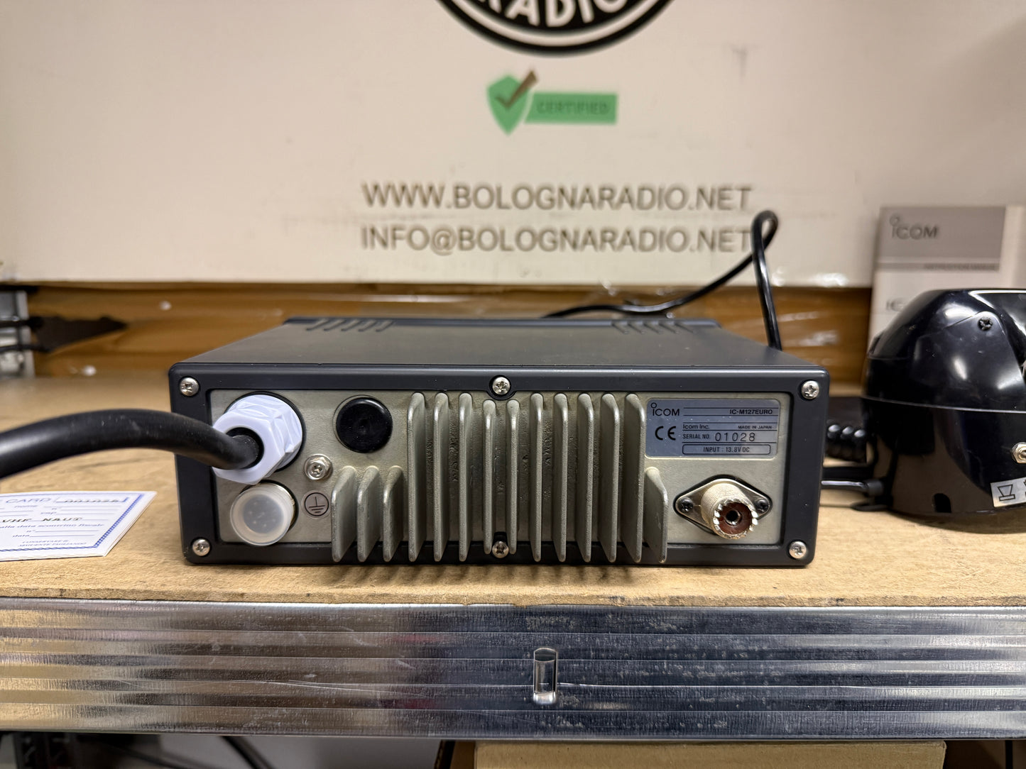 Icom IC-127euro radio marina