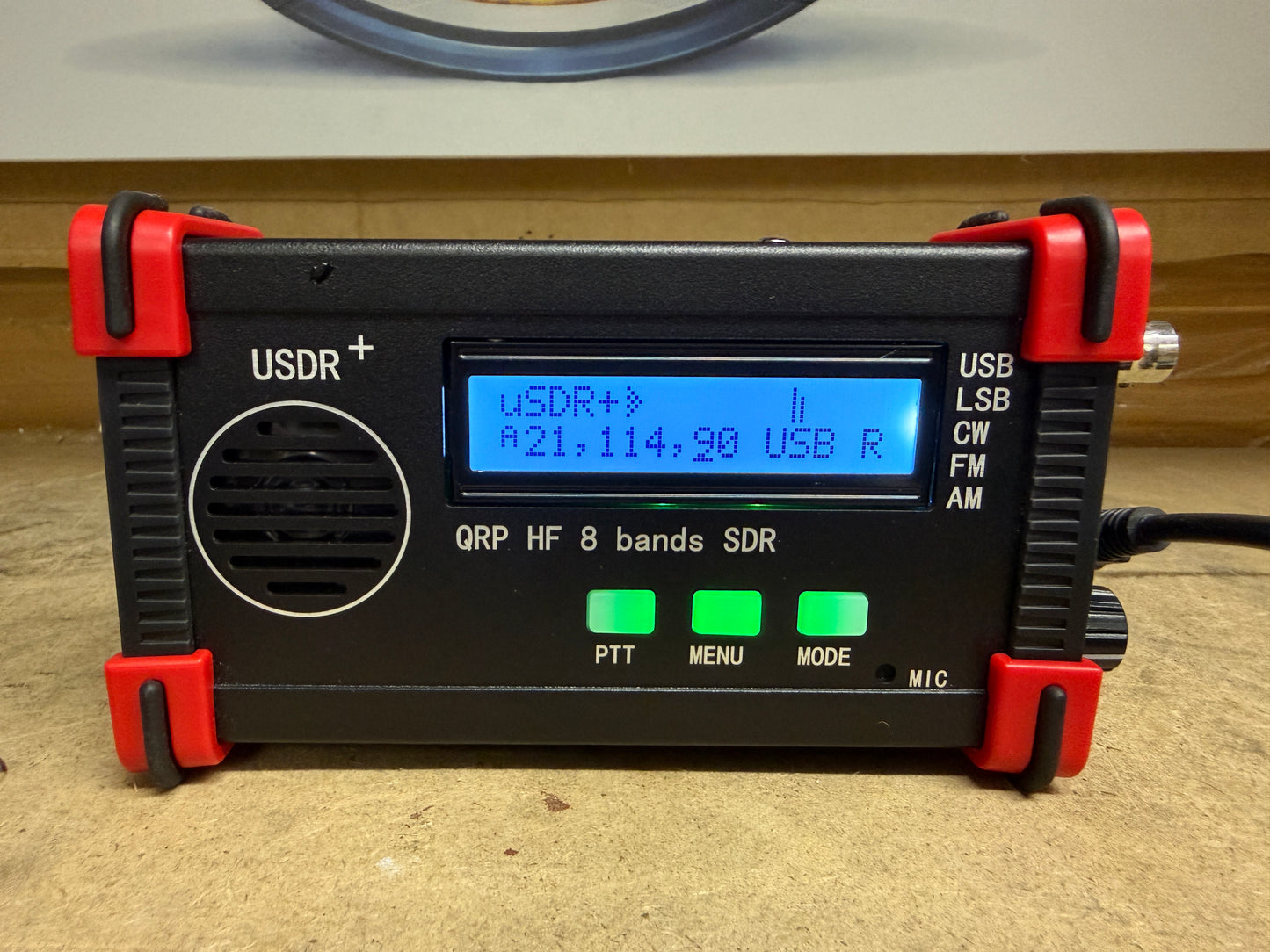 uSDR+ HF QRP SDR Transceiver - 8 Bande