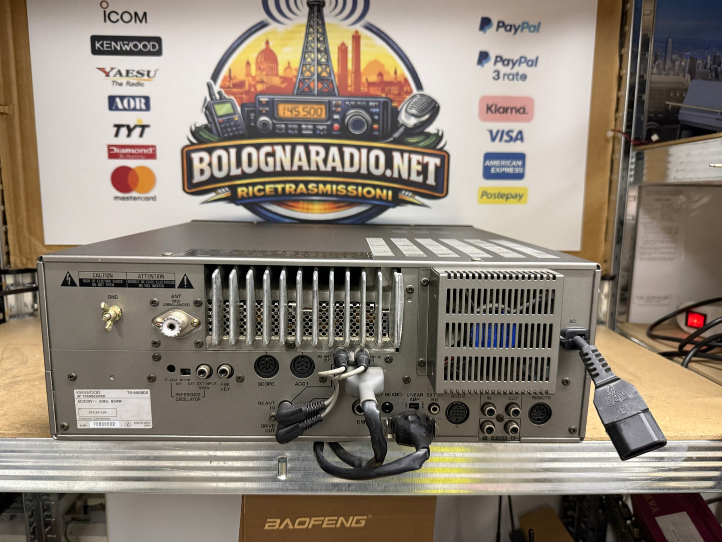 Kenwood TS 950SDX + DRU2 doppio imballo pari al nuovo garanzia 12 Mesi