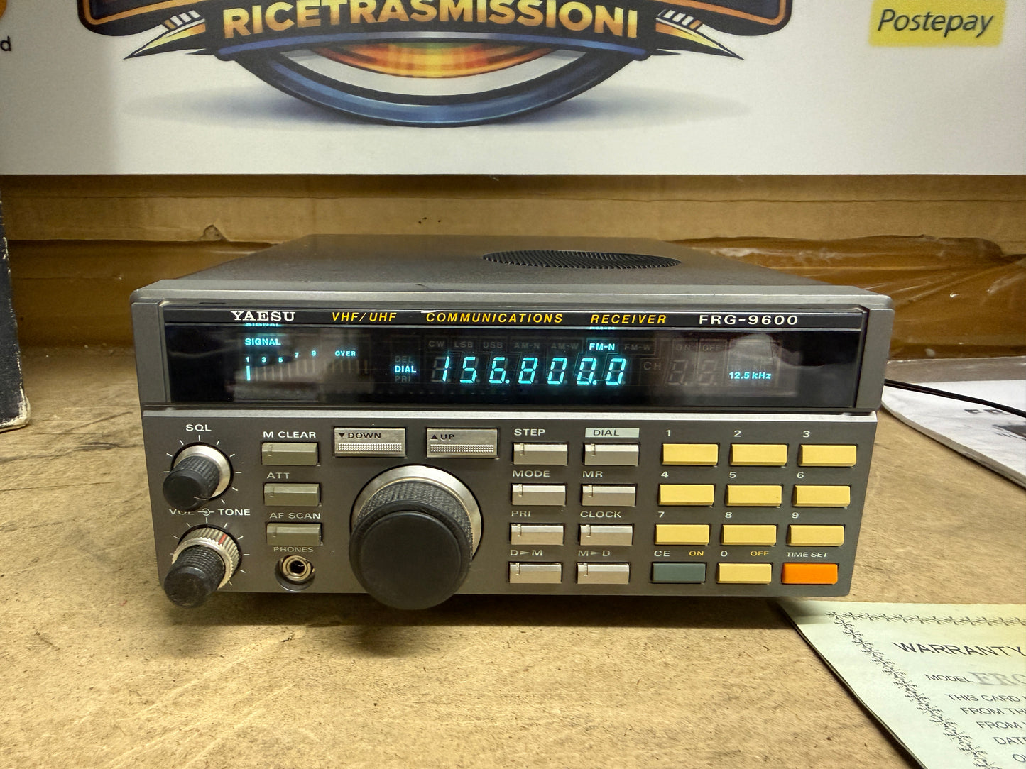 Yaesu FRG 9600 perfetto  Garanzia 6 Mesi