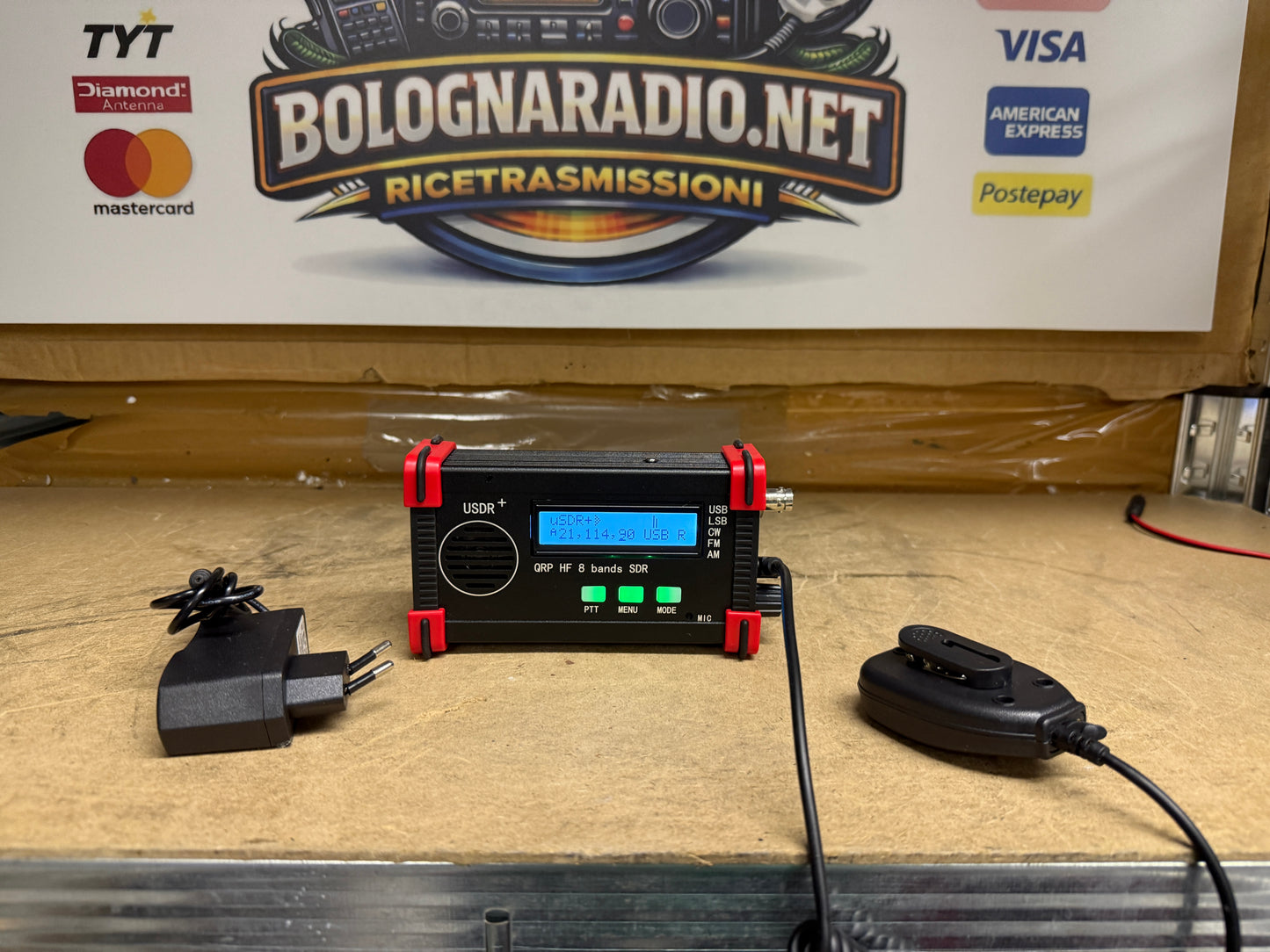 uSDR+ HF QRP SDR Transceiver - 8 Bande