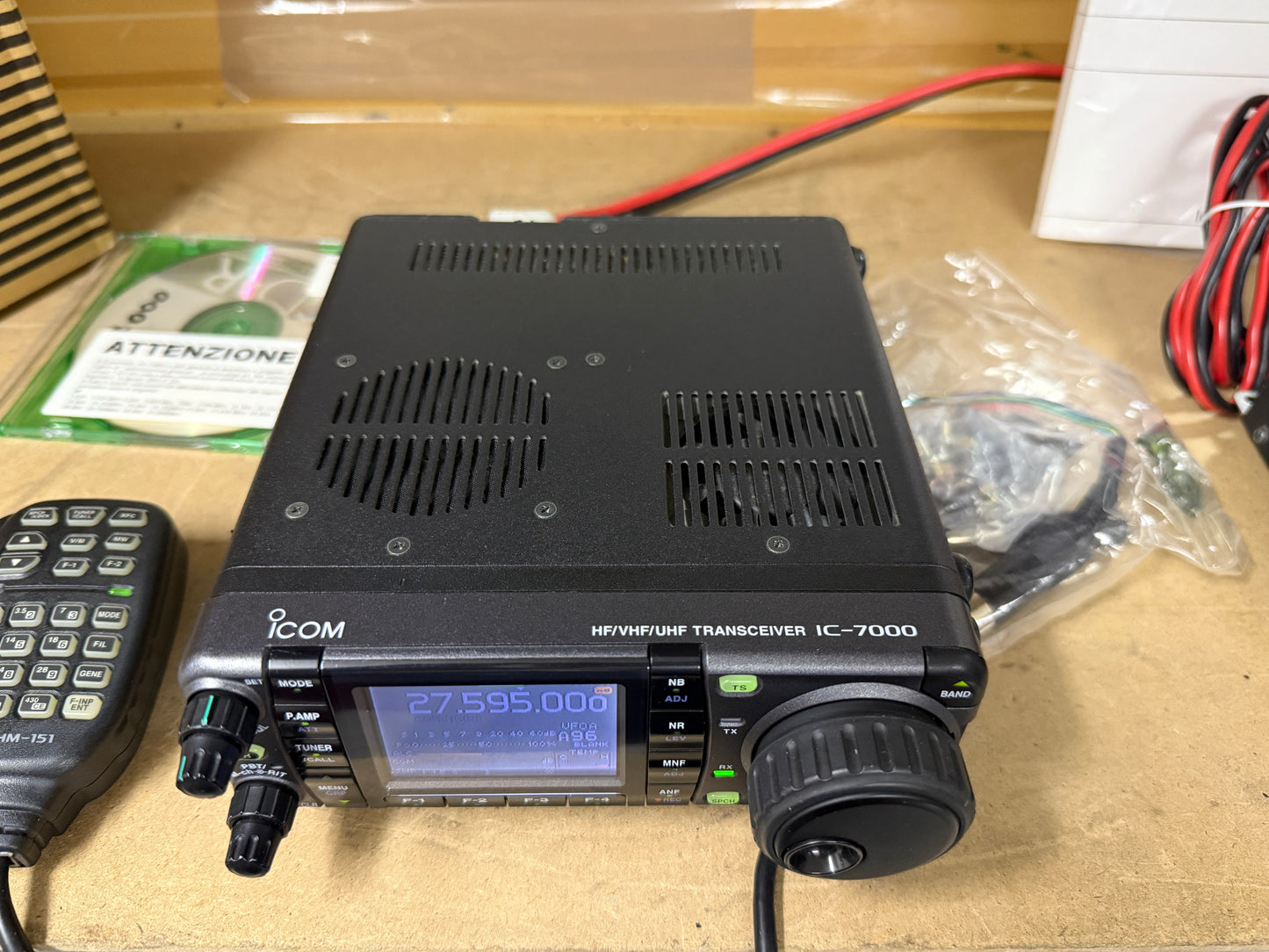Icom ic 7000 + LDG 7000 + imballo pari al nuovo