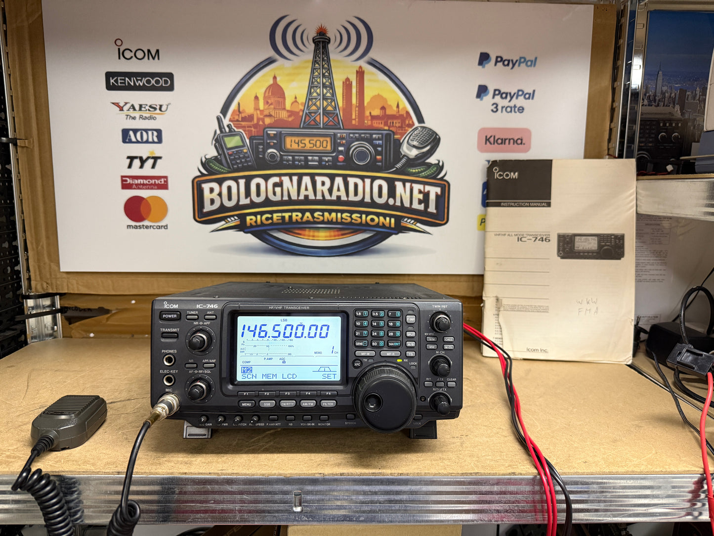 Icom ic 746 perfetto Full Set Garanzia 12 Mesi