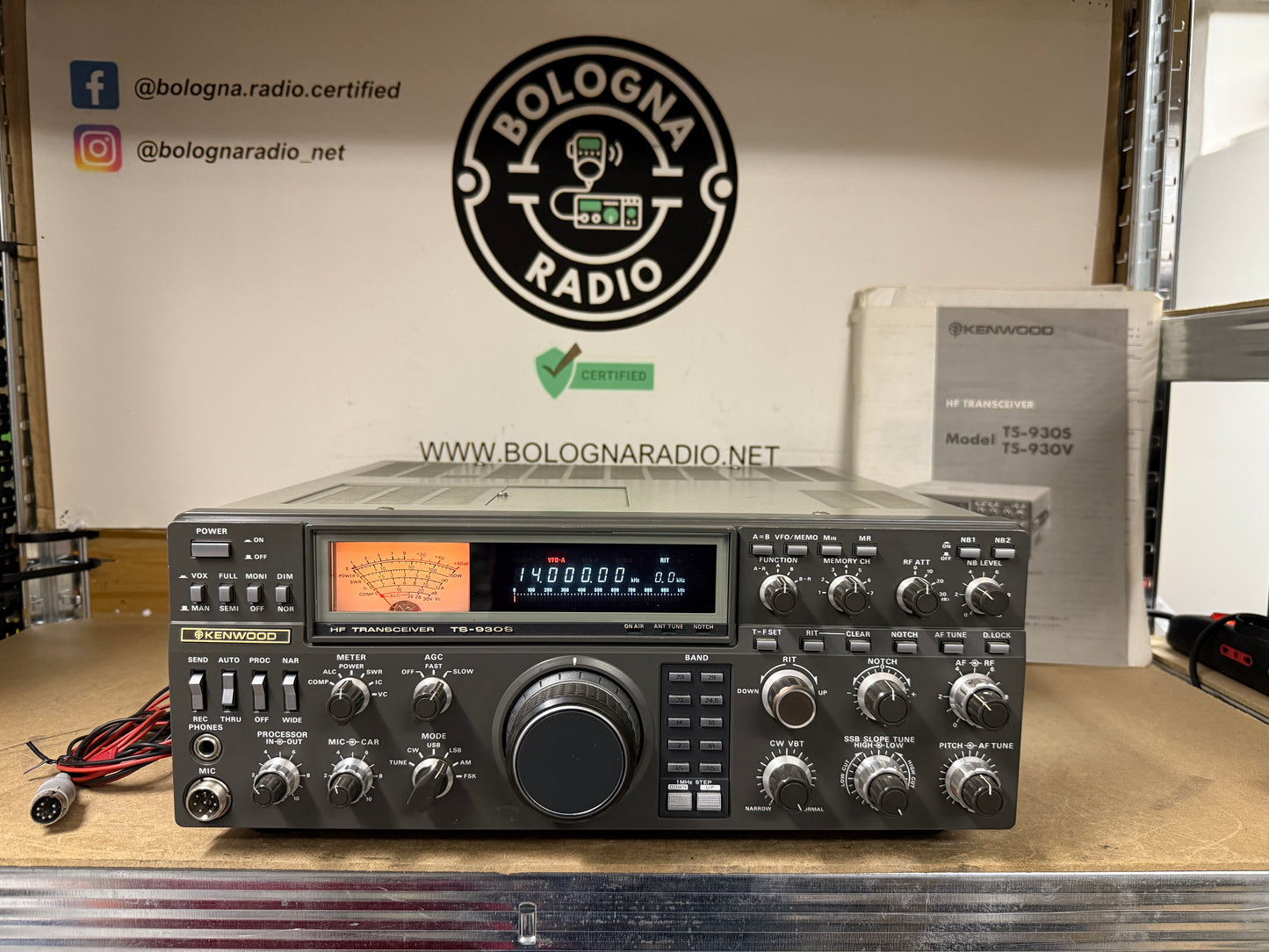 Kenwood TS 930SAT 125 Watt revisionato Garanzia 12 Mesi