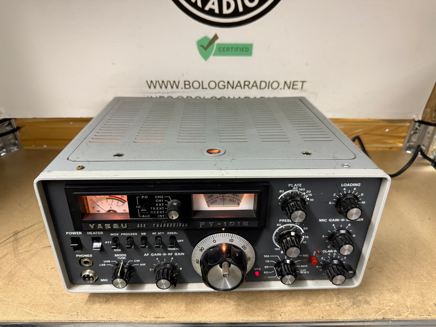 A1 Yaesu FT 101E perfetto valvole 100%
