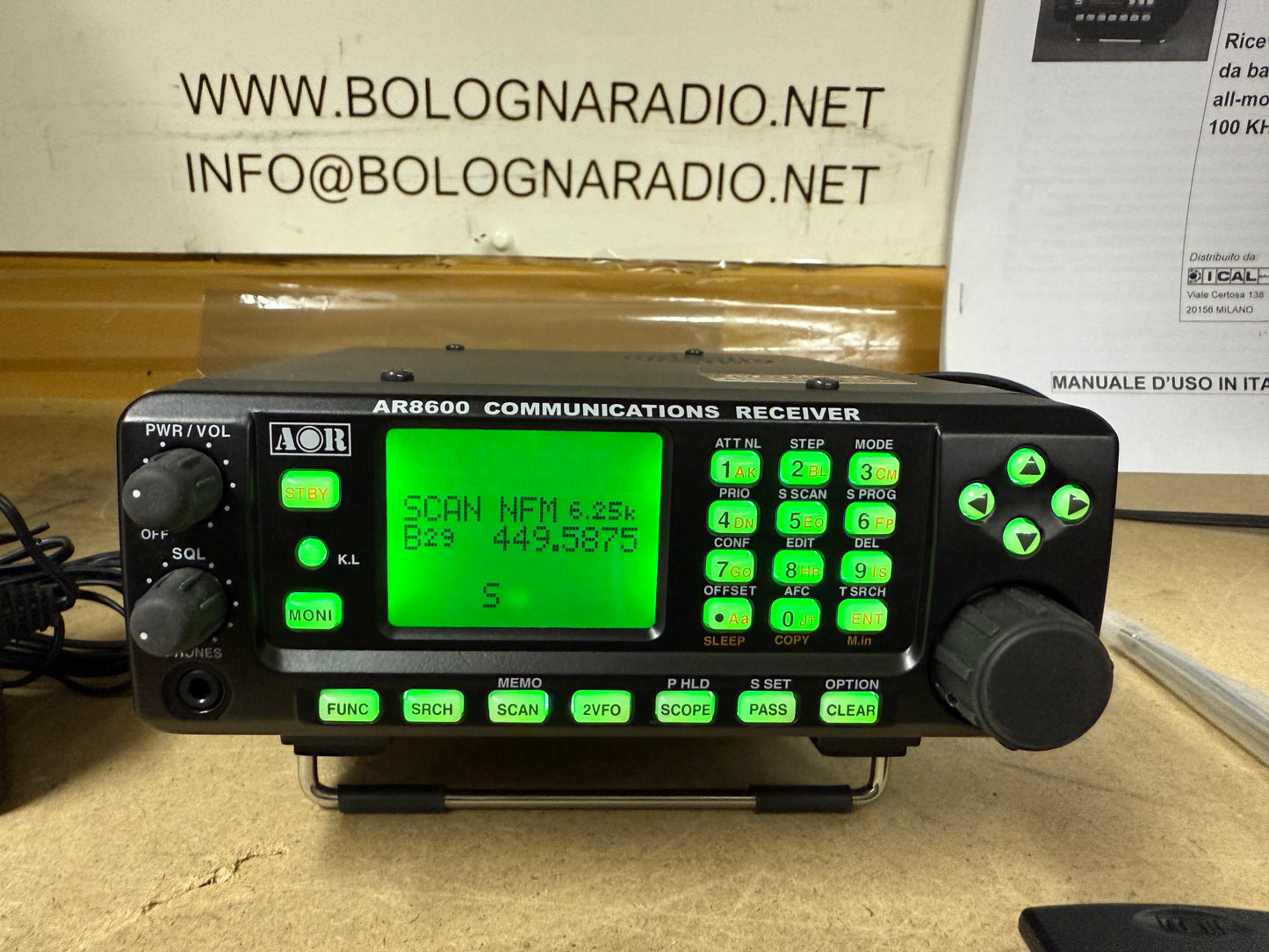 A1 Aor 8600 MK2 - Garanzia 12 Mesi 0,1-3000 MHz perfetto