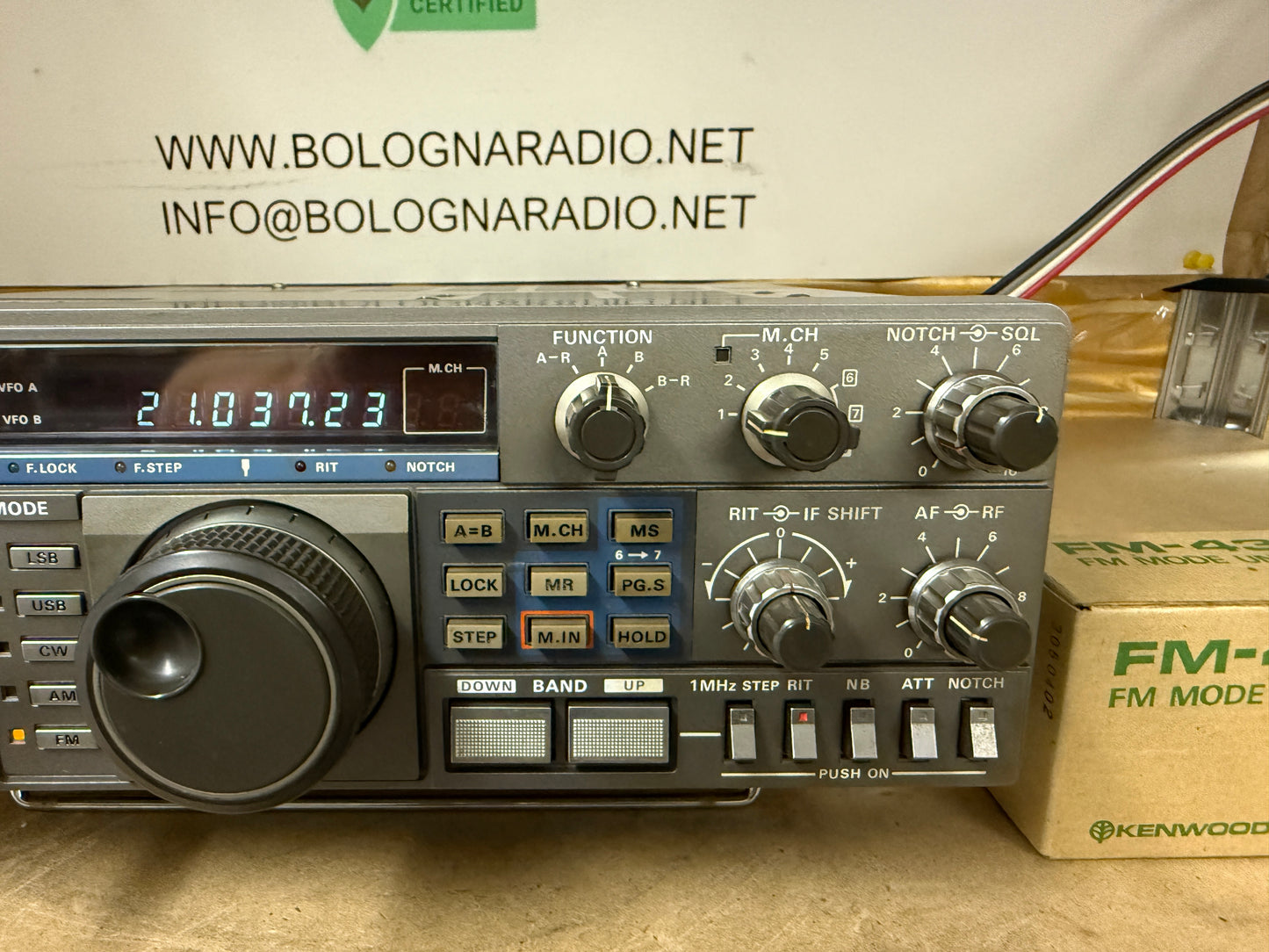 Kenwood TS 430s + scheda FM perfetto imballo originale garanzia 12 mesi