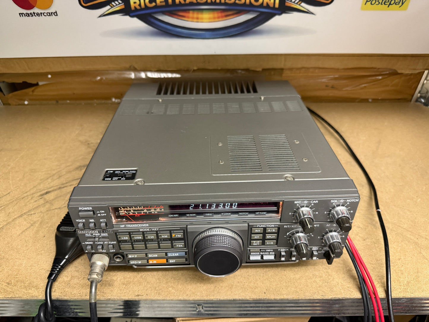 Kenwood ts 440 SAT + filtri pari al nuovo garanzia 6 mesi