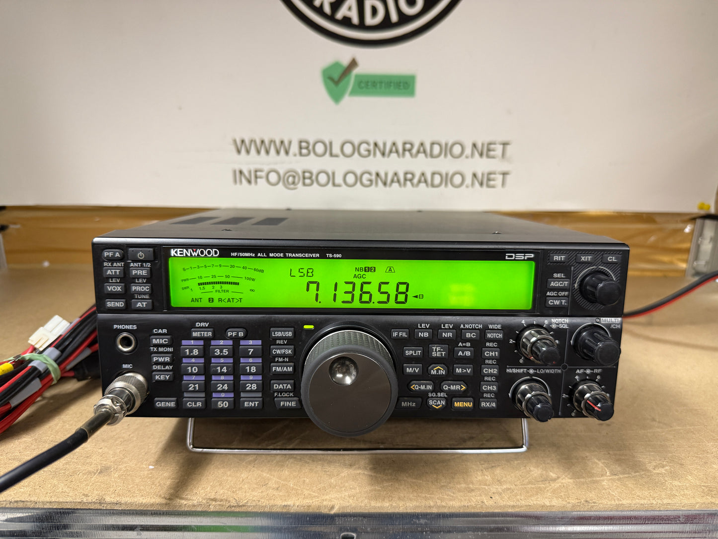 Kenwood TS 590s pari nuovo garanzia 12 mesi