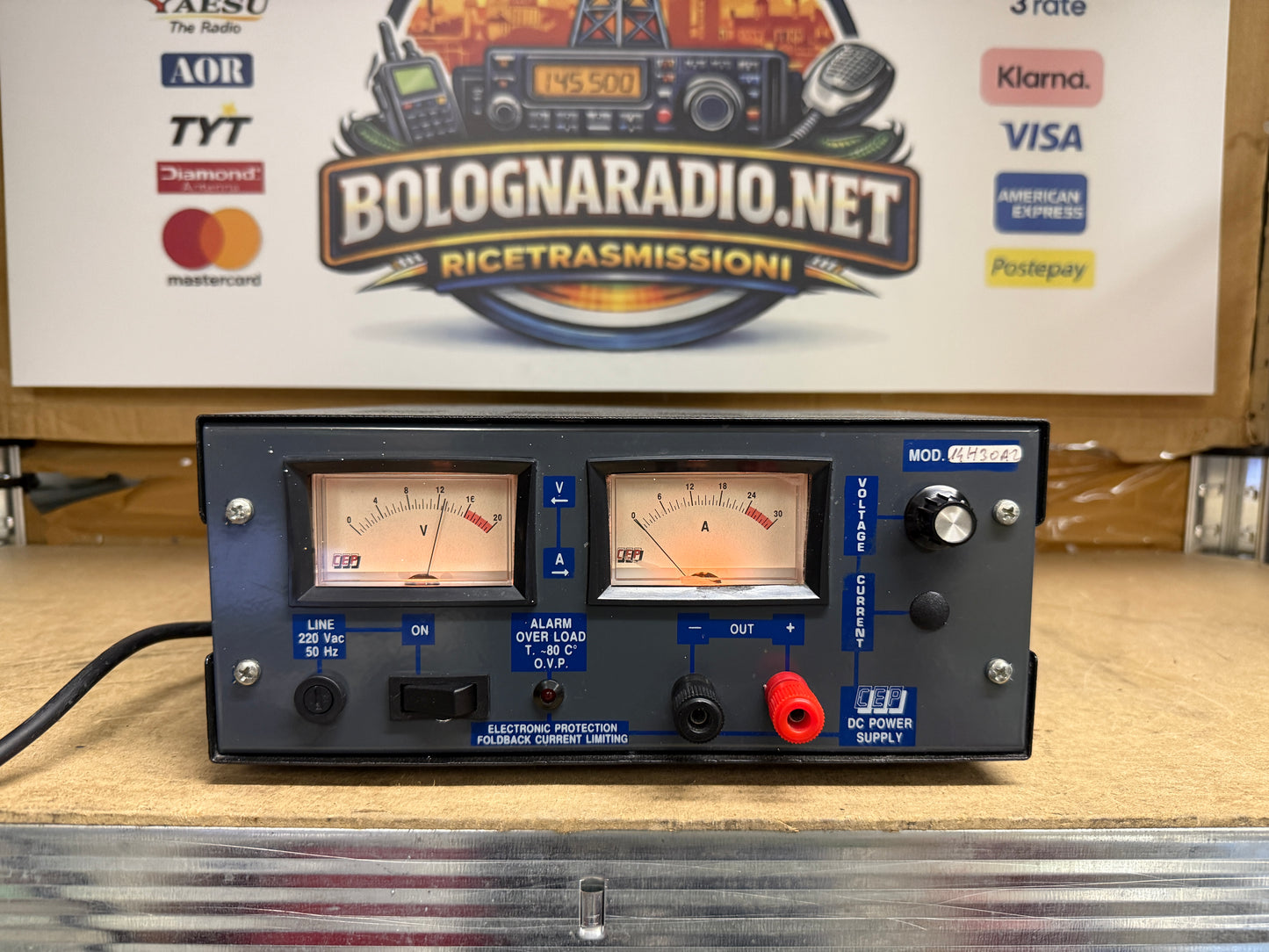CEP Alimentatore da 5 a 15 Vcc. 25 Amp.