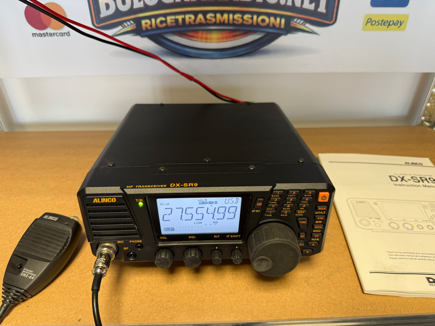 Alinco DX-SR9E pari al nuovo Garanzia 12 Mesi