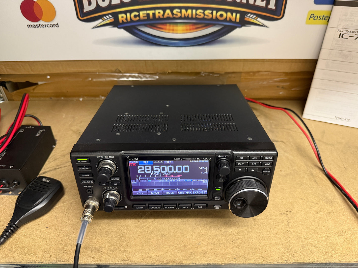 Icom ic 7300 pari al nuovo full set Garanzia 12 Mesi