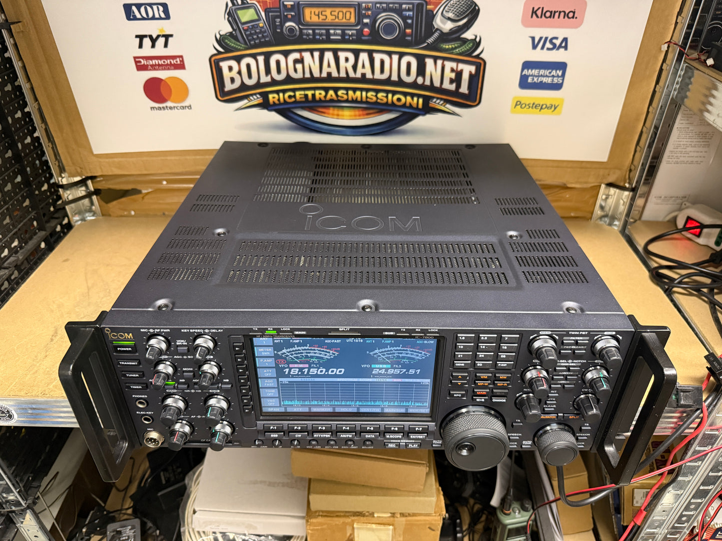 A-1 Icom IC 7800 Ultima Serie Full Set Garanzia 12 Mesi