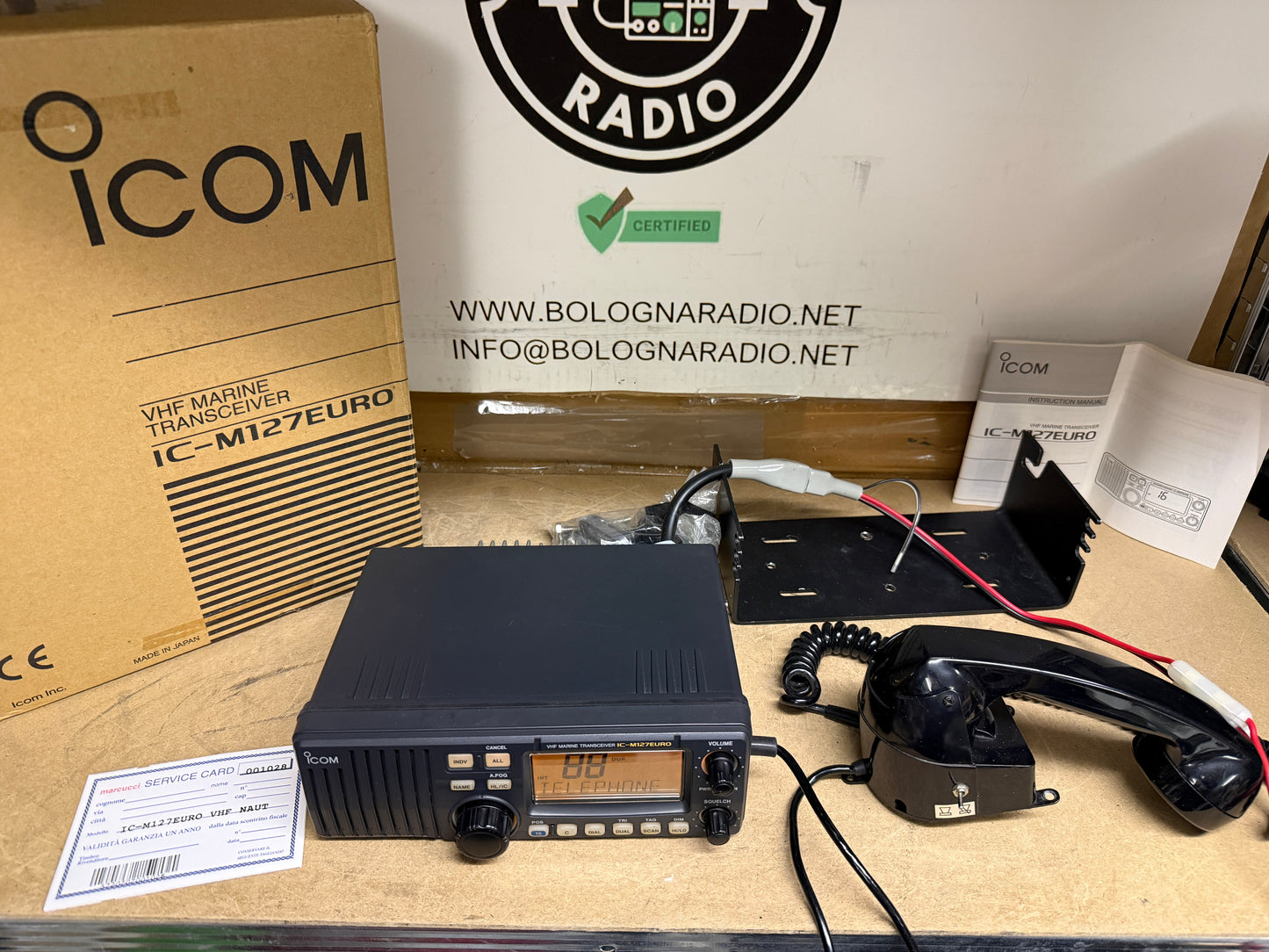 Icom IC-127euro radio marina