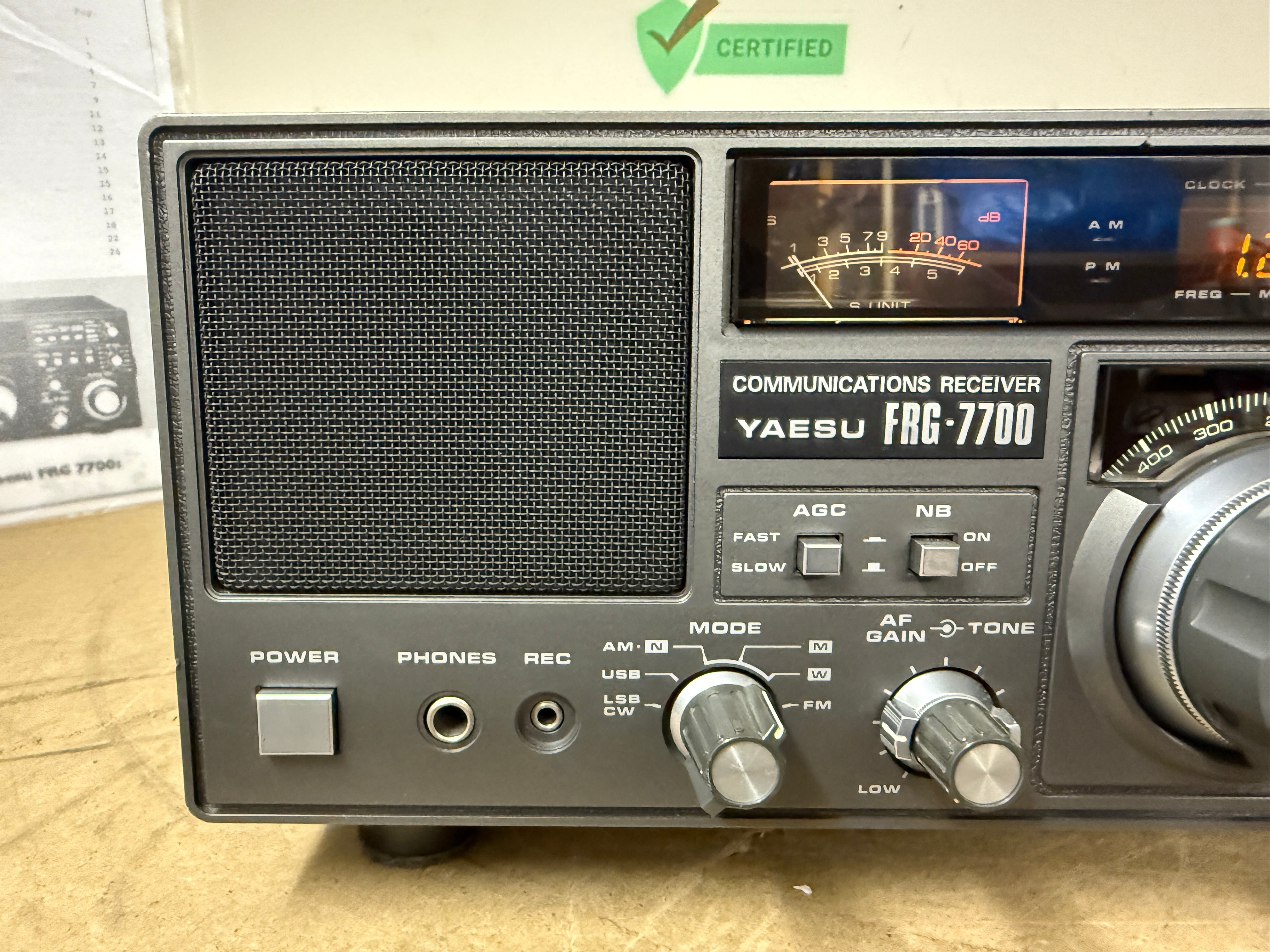Yaesu frg 7700 perfetto Garanzia 12 mesi – bolognaradio.net