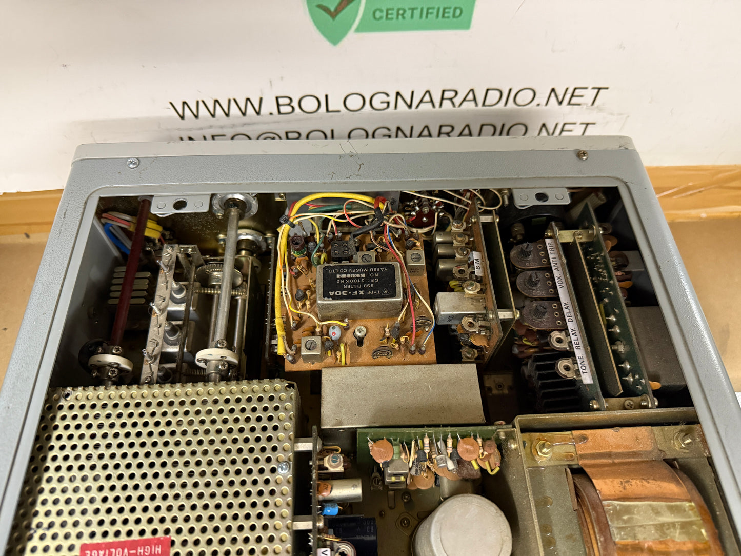 A1 Yaesu FT 101E perfetto valvole 100%