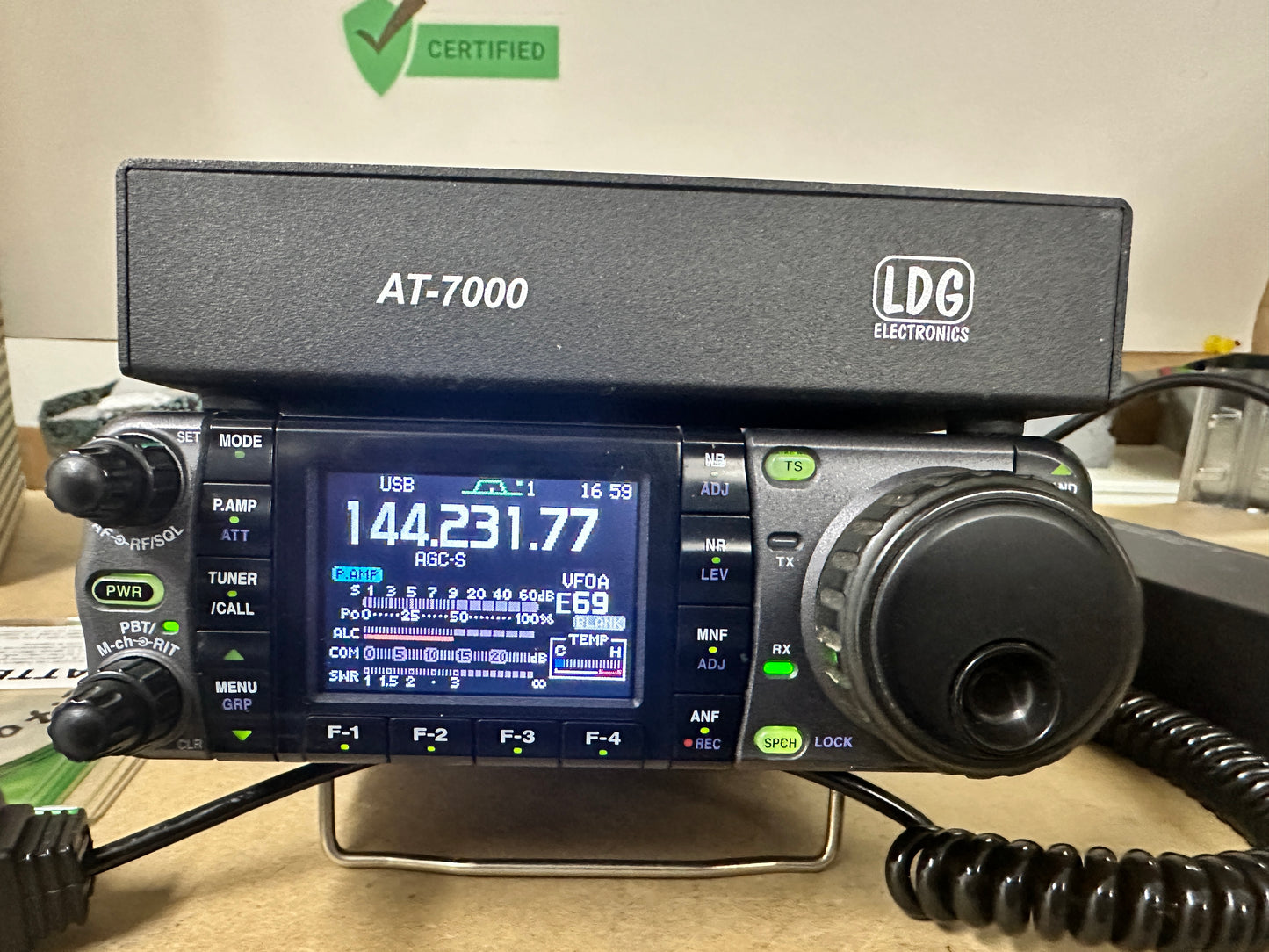Icom ic 7000AT full set perfetta unicoproprietario