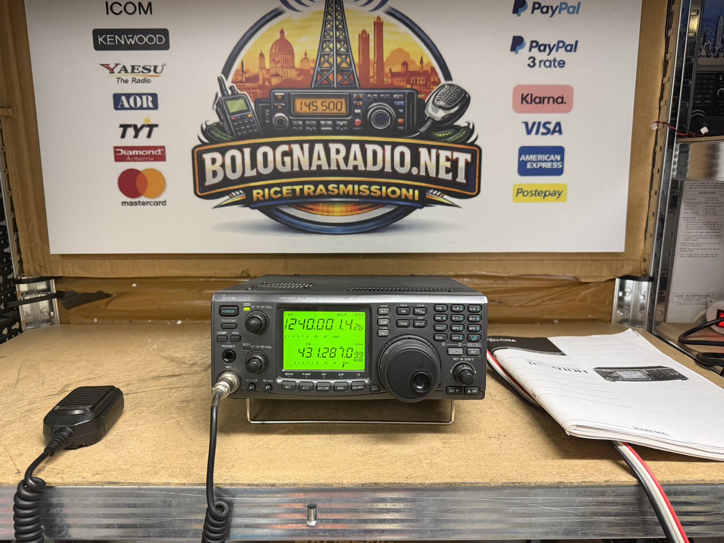 A-1 Icom IC 910 H + 1200 Mhz + 2 dsp Garanzia 12 Mesi