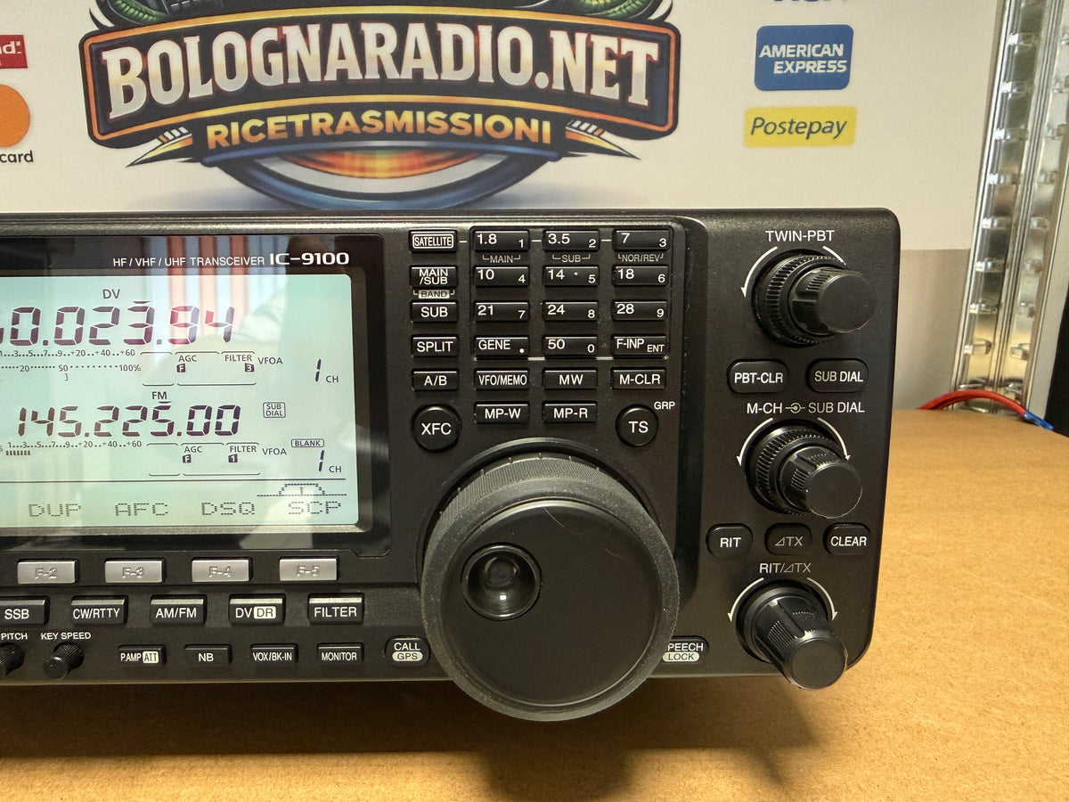 Icom IC 9100 + 1200 Mhz + Dstar pari al nuovo full set Garanzia 12 Mesi