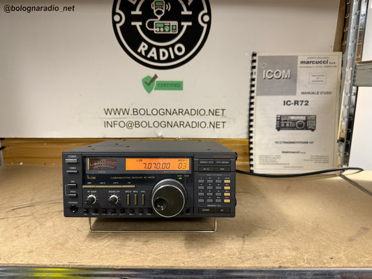 Icom IC R 72 pari al nuovo garanzia 12 mesi perfetto.