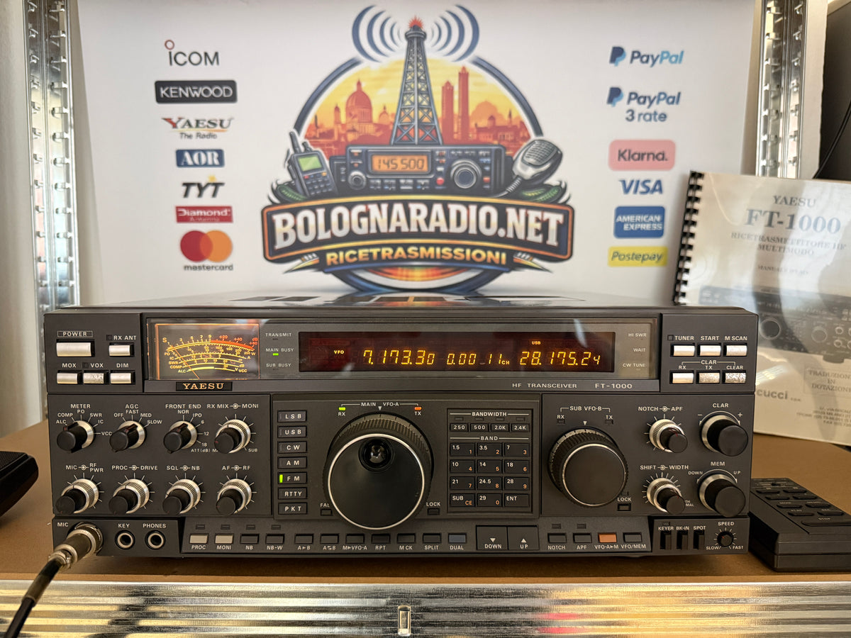 Yaesu FT 1000D + BPF1 + DVS2 full filtri Garanzia 12 mesi