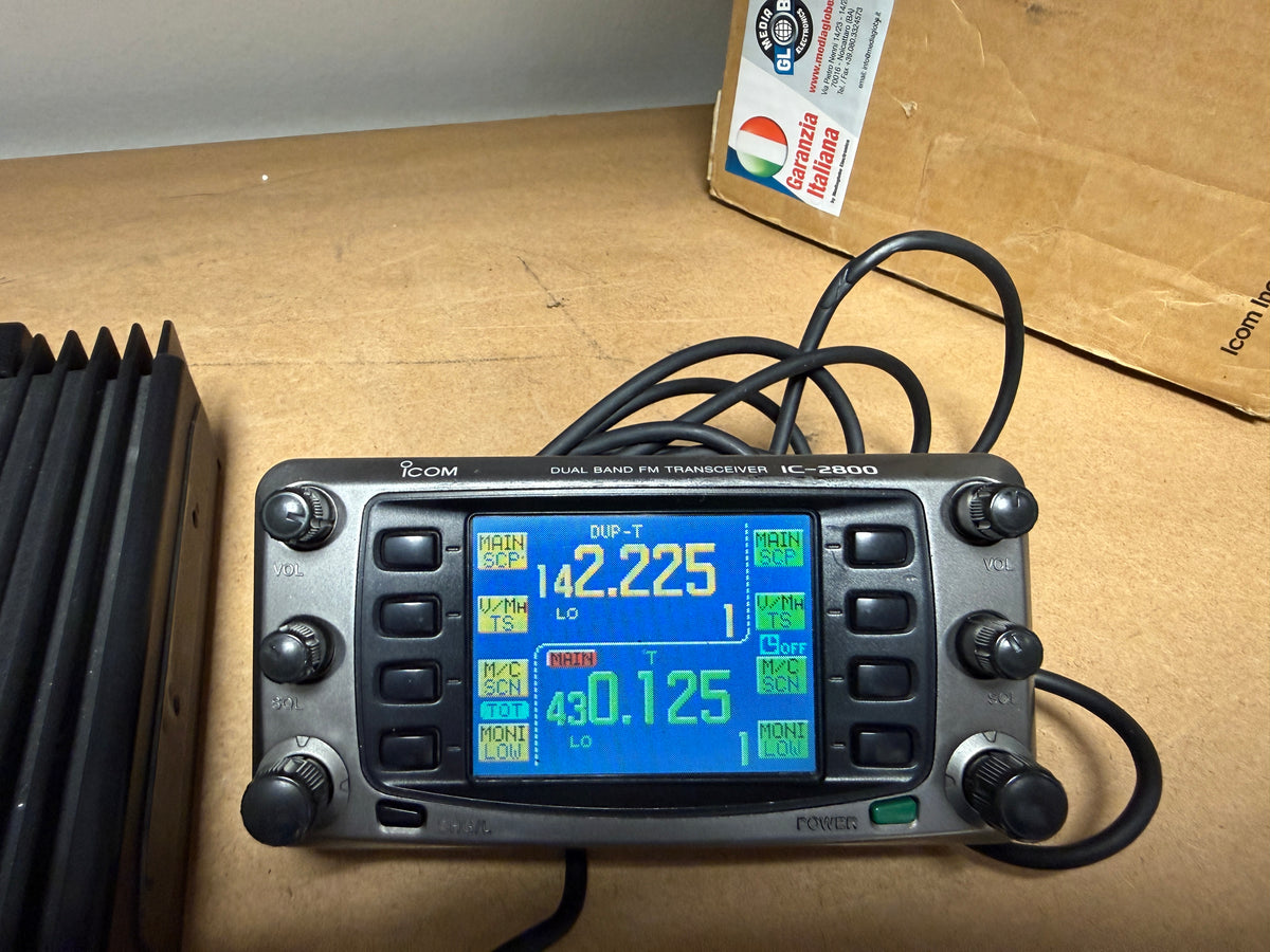 Icom IC 2800 perfetto full set Garanzia 12 Mesi
