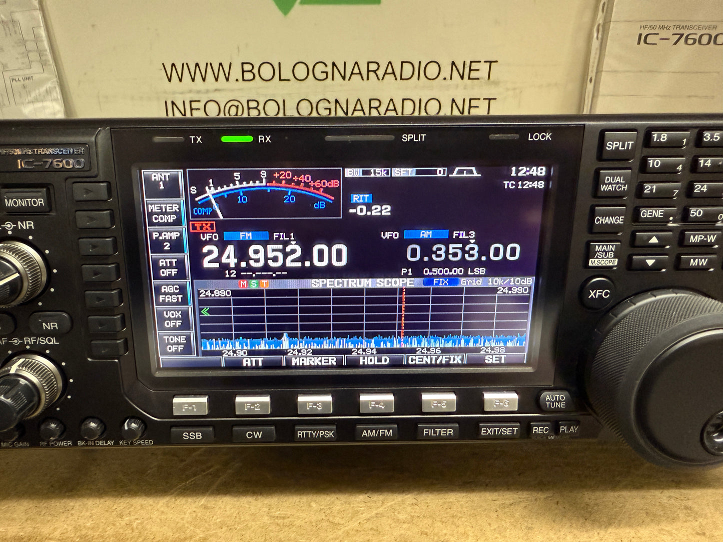 A-1 Icom ic 7600 pari prezzo al nuovo Garanzia 12 Mesi