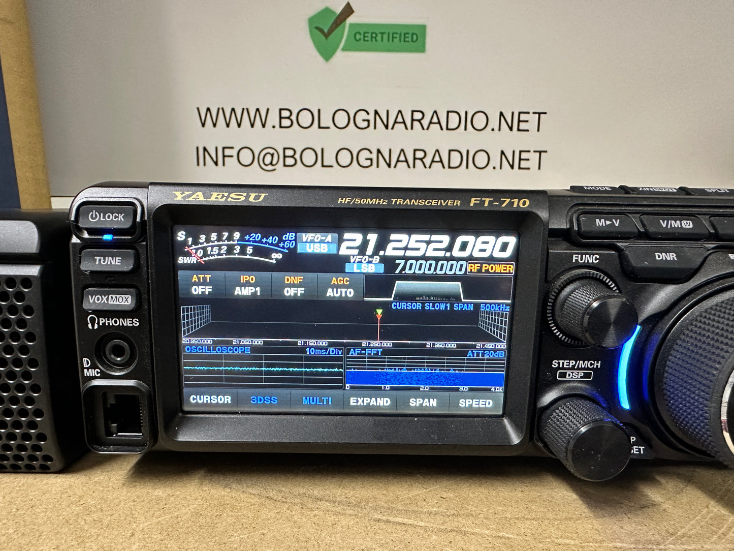 Yaesu FT 710 aess + espansione banda garanzia ufficiale