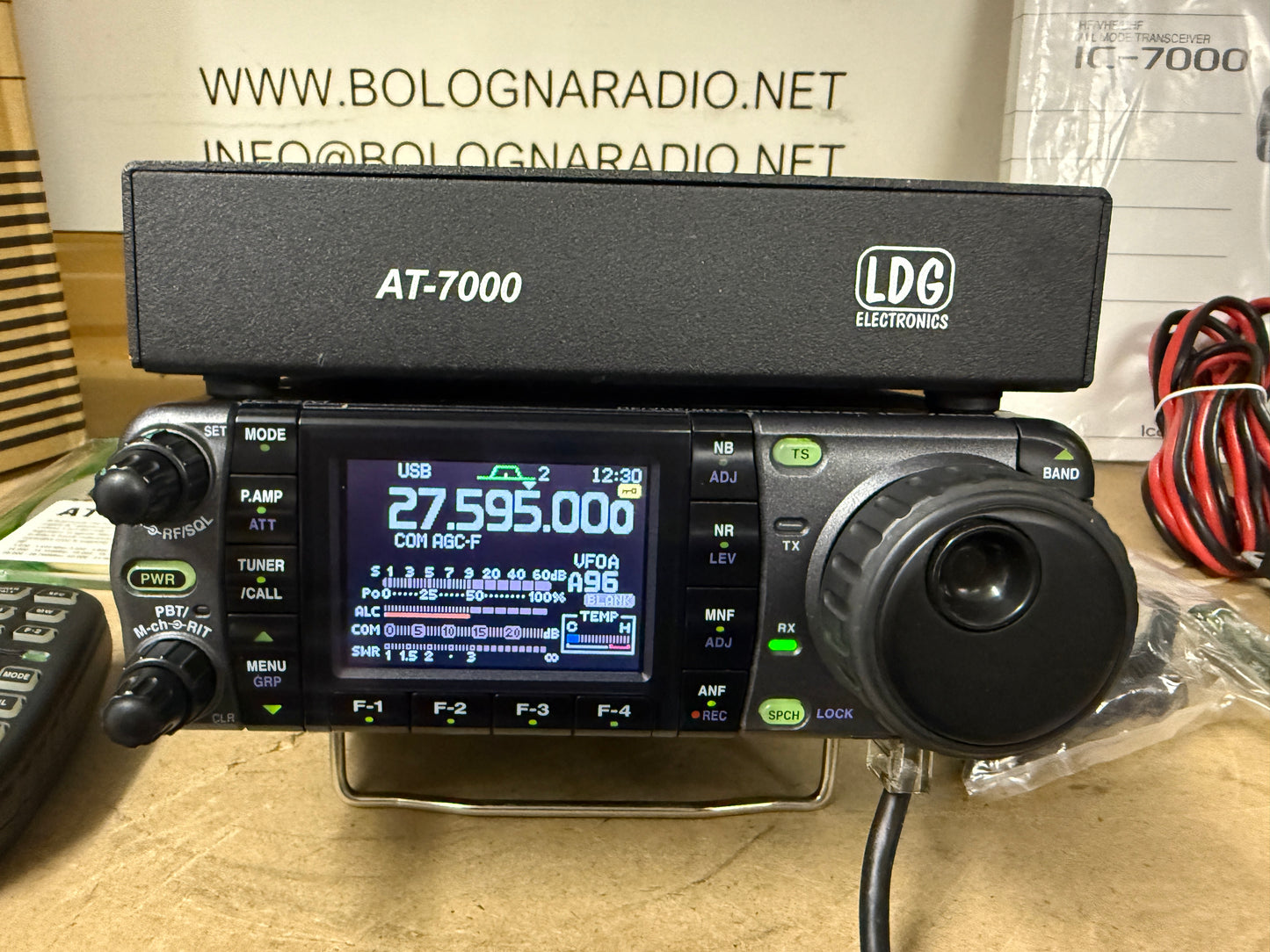Icom ic 7000 + LDG 7000 + imballo pari al nuovo