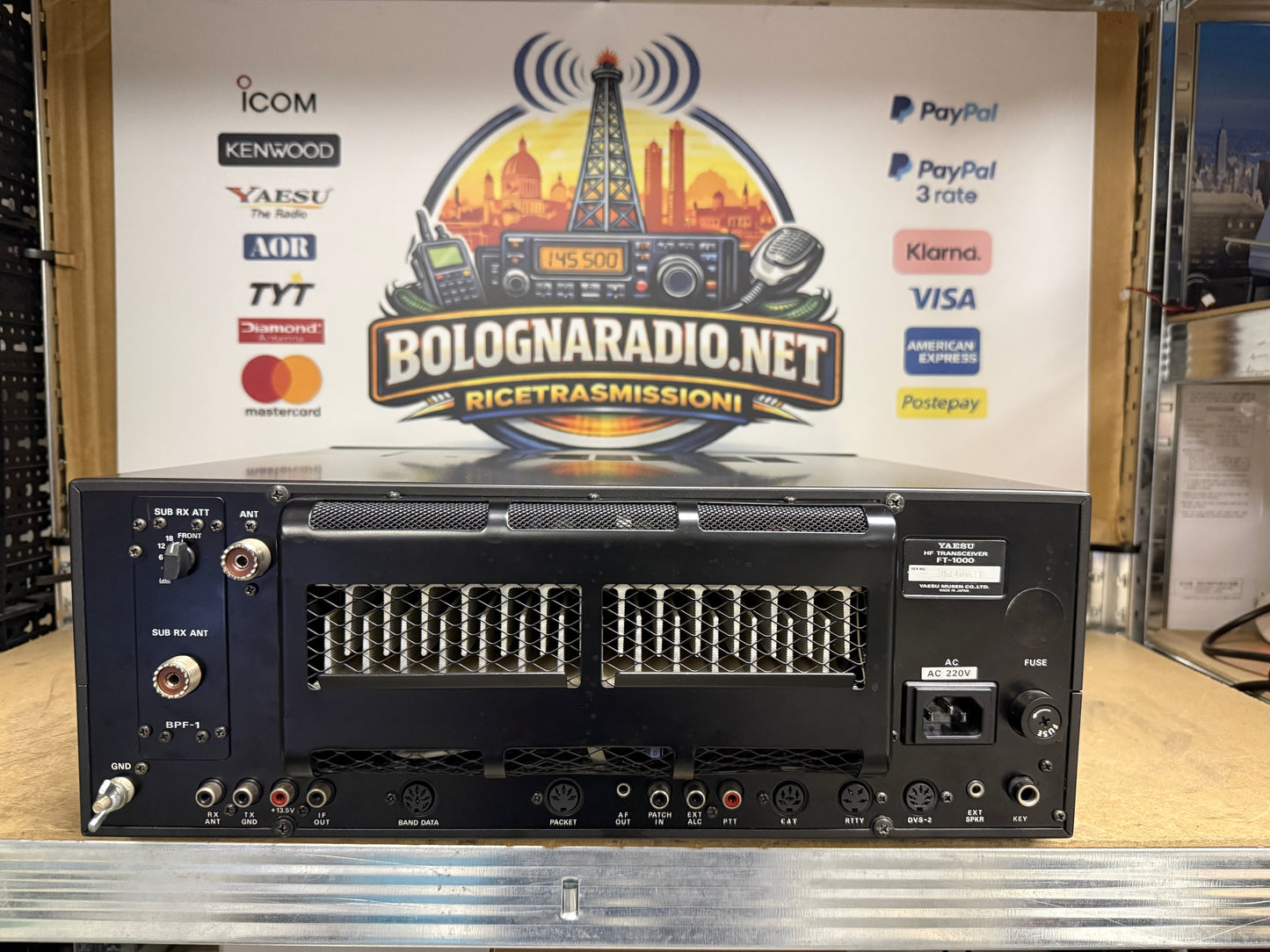 Yaesu FT 1000D + BPF1 + full filtri doppio imballo Garanzia 12 mesi