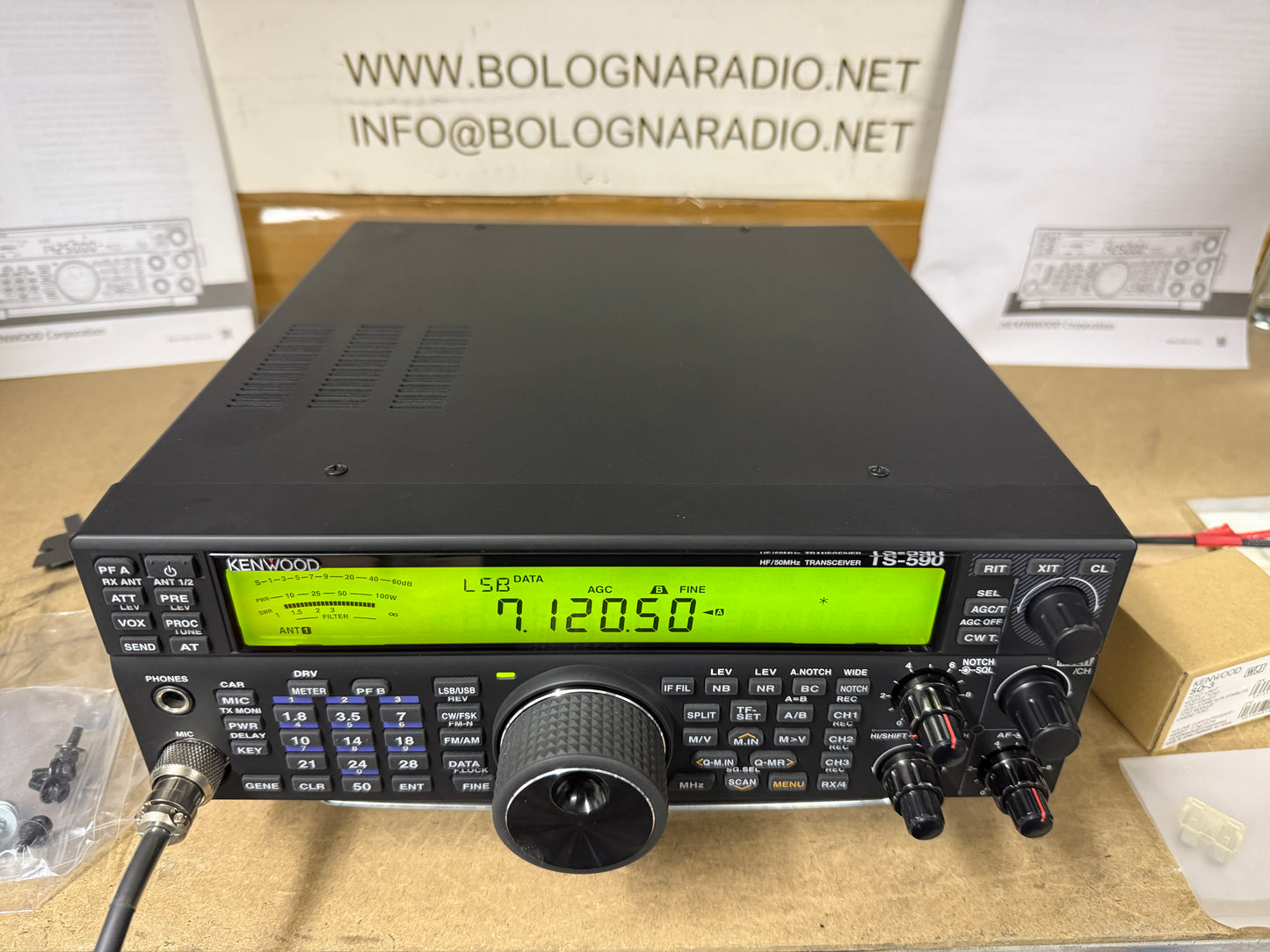 A1 KENWOOD TS 590SG + TCXO pari al nuovo Garanzia 12 Mesi