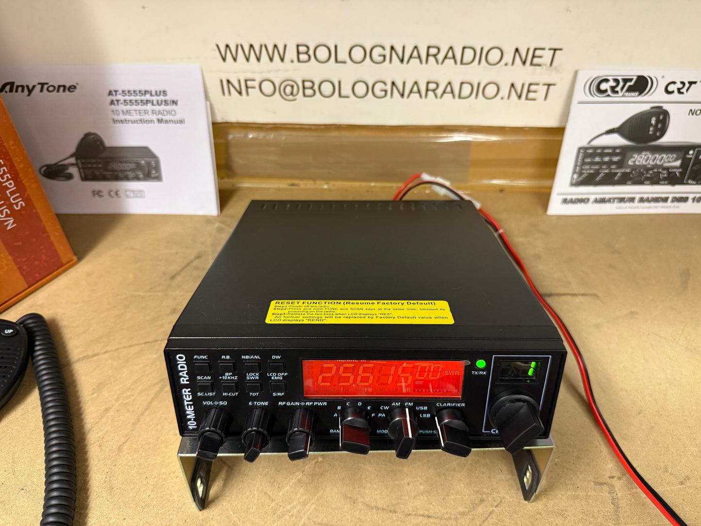 Ricetrasmettitore  Anytone AT 5555 plus 45 watt full set