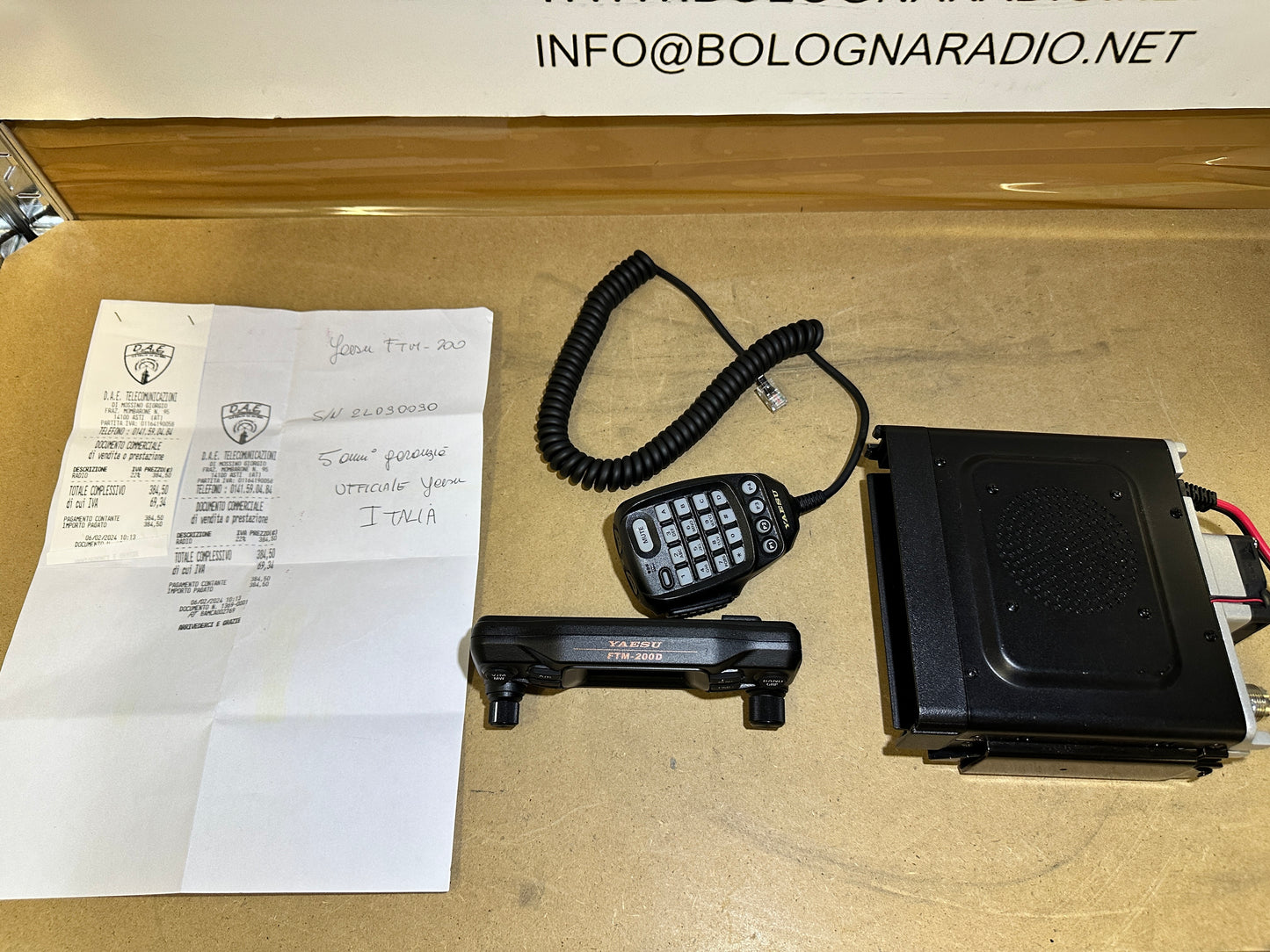 Yaesu ftm 200 D garanzia residua  48 mesi