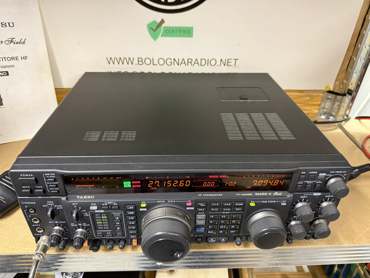 Yaesu FT 1000 MP mark V field collins + imballo garanzia 12 mesi