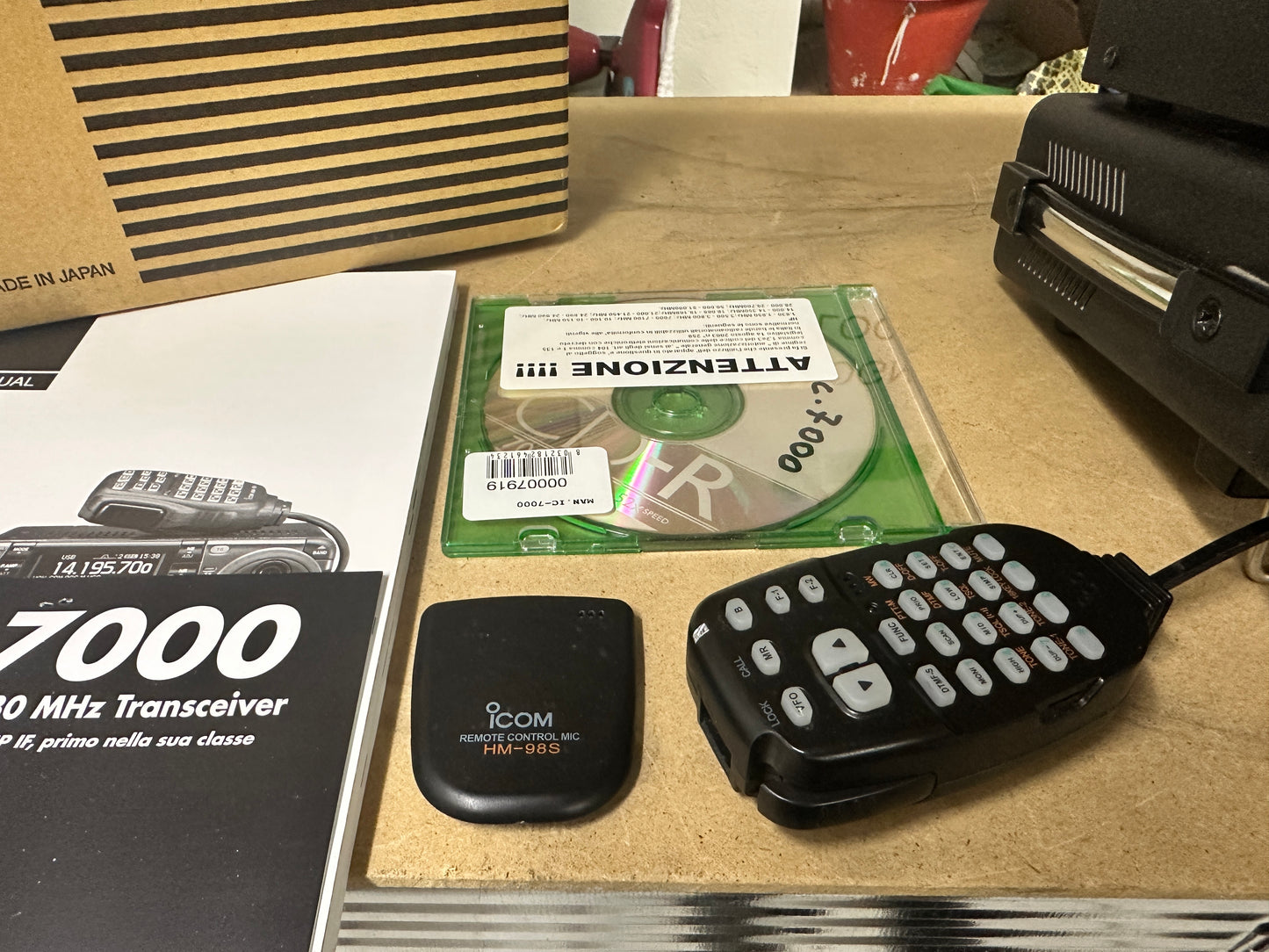 Icom ic 7000AT full set perfetta unicoproprietario