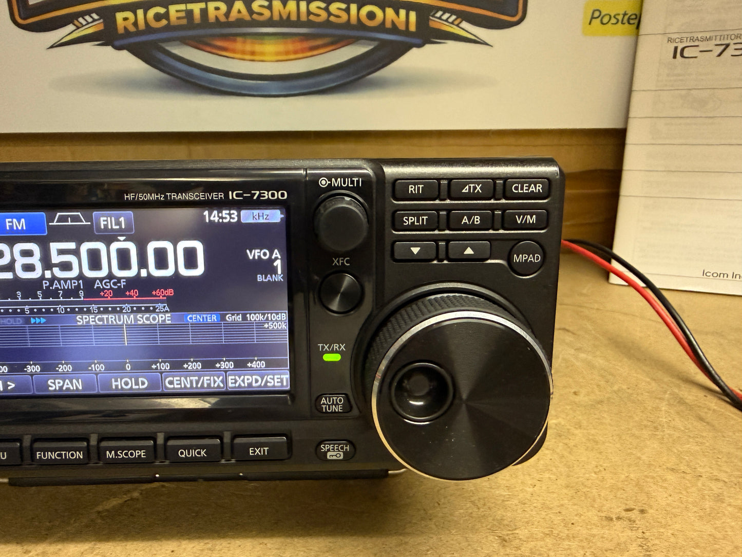 Icom ic 7300 pari al nuovo full set Garanzia 12 Mesi