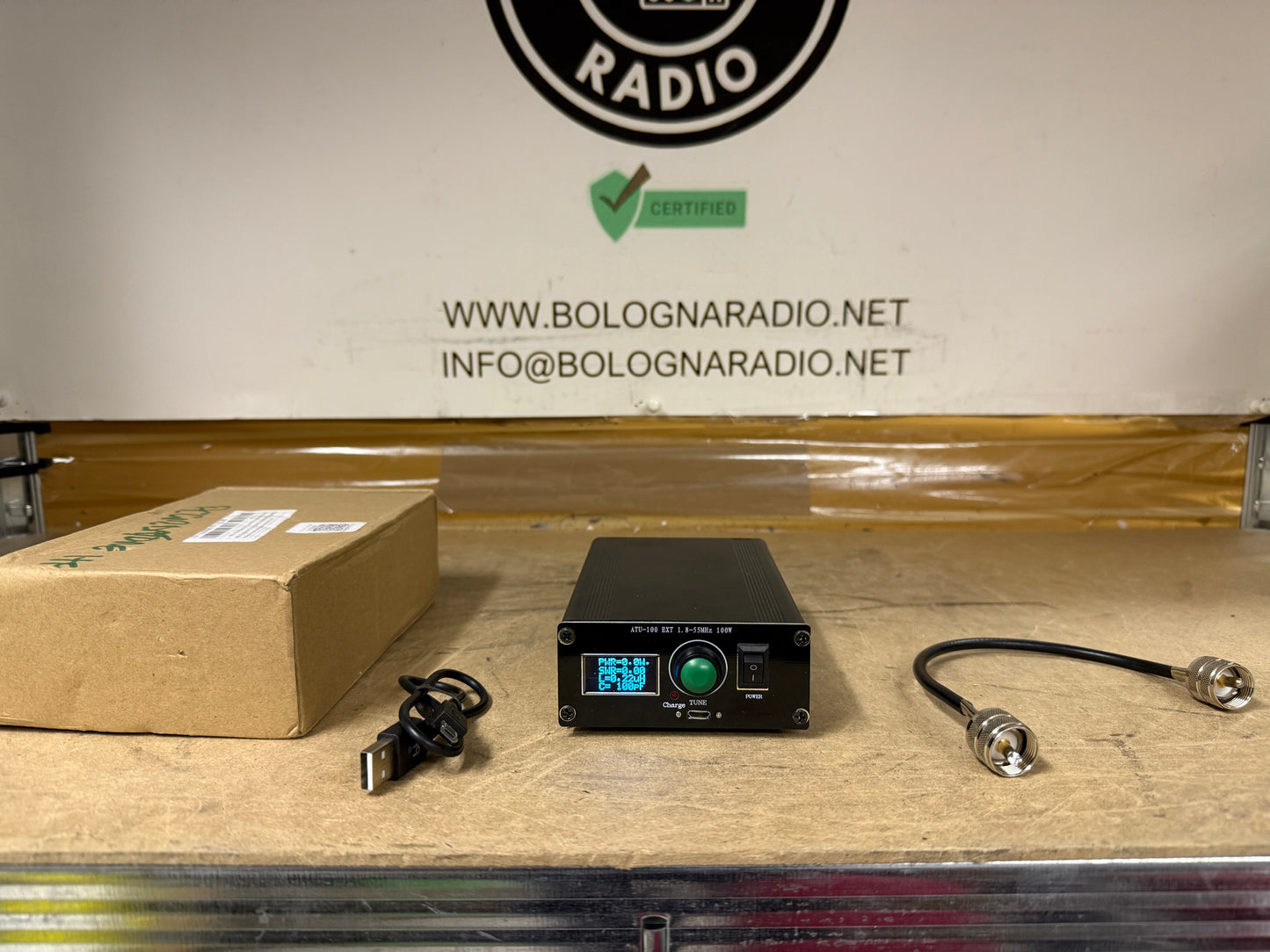 Accordatore QRP ATU-100 EXT 1.8-55MHz 100W nuovo