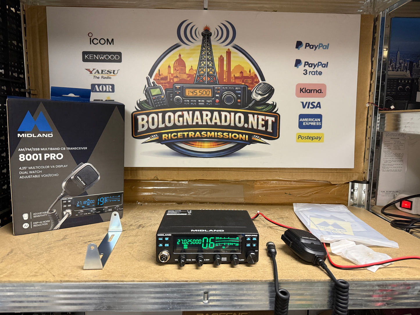 Midland 8001 Pro pari al nuovo full set Garanzia 12 Mesi