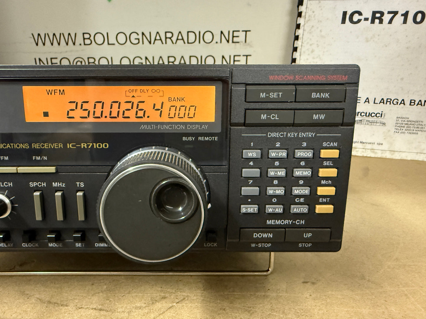 Icom ic r 7100 pari al nuovo full set