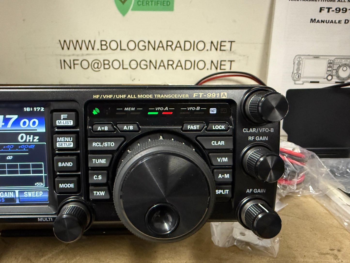 Yaesu FT 991A pari al nuovo 2024 garanzia ufficiale