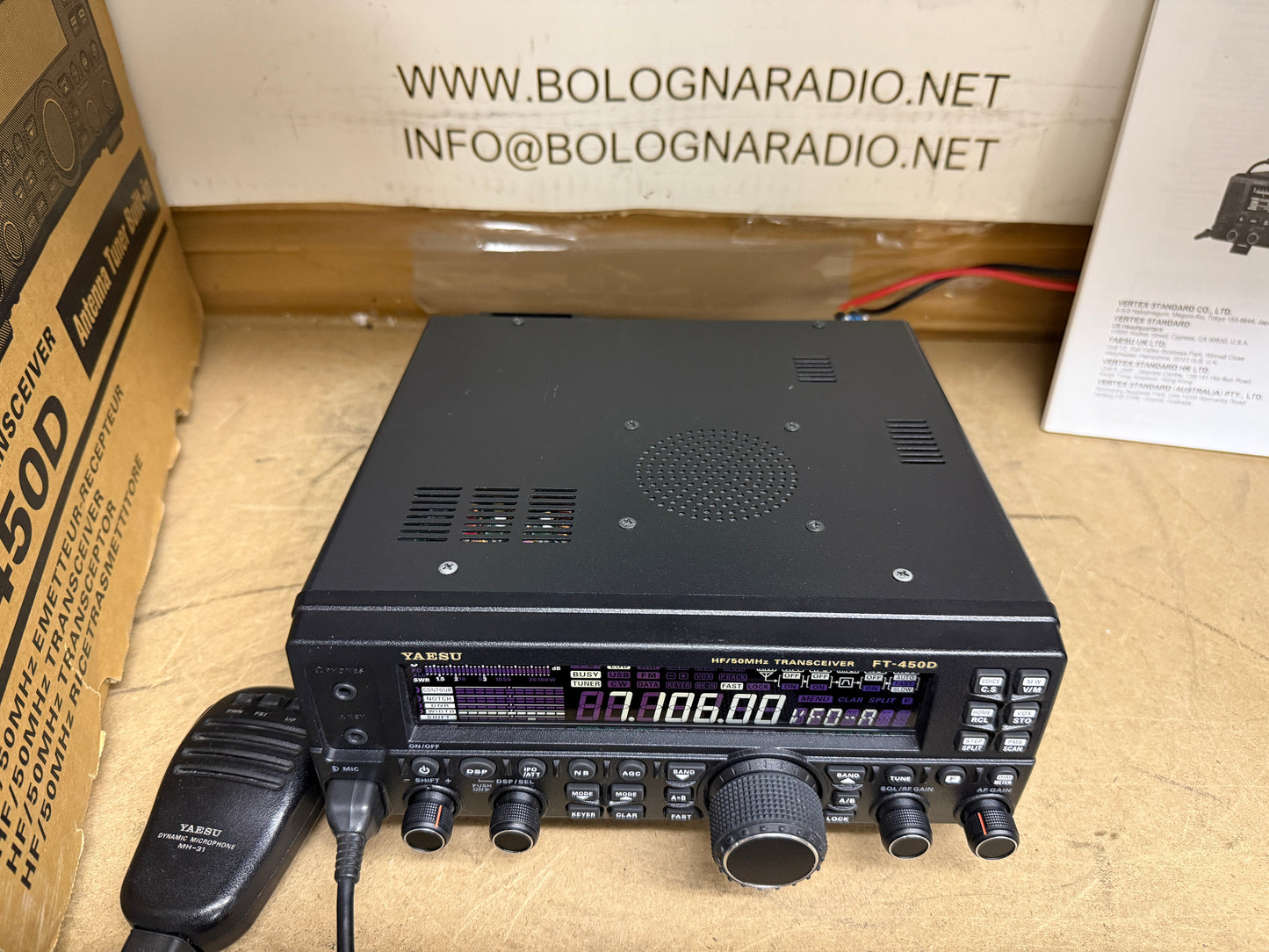 A1 - Yaesu ft 450 D con DSP + AT pari al nuovo Garanzia 12 Mesi