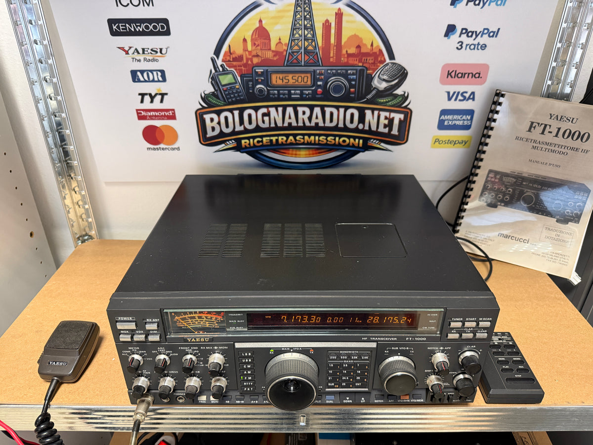 Yaesu FT 1000D + BPF1 + DVS2 full filtri Garanzia 12 mesi
